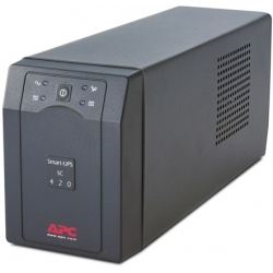 ИБП APC SMART 420VA SC SC420I, черный 