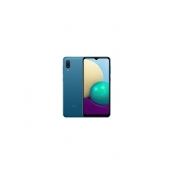 Смартфон Samsung SM-A022 Galaxy A02 32Gb 2Gb синий моноблок 3G 4G 2Sim 6.5