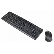 Клавиатура + мышь Oklick 600M, черный (337142)