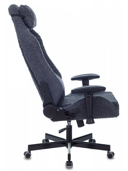 Кресло игровое Knight T1 синий экомех с подголов. крестовина металл