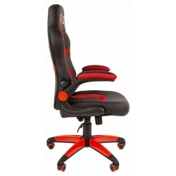 Офисное кресло Chairman game 18 черный/красный (7089655)