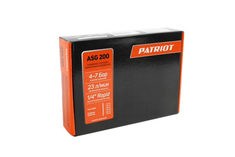 Шпилькозабивной пневмостеплер PATRIOT ASG 200 830902051