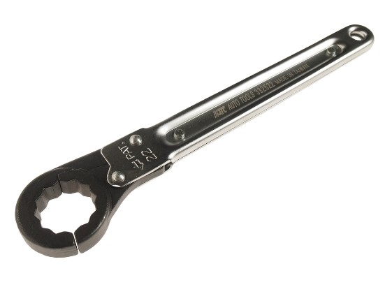 Раскрывающийся 12-гранный ключ с трещоткой JTC 225 мм 332522