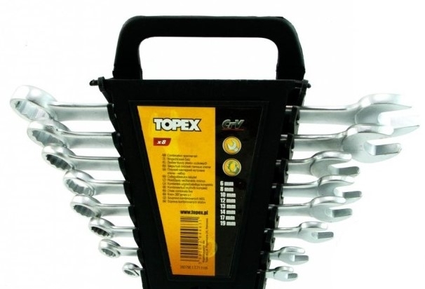 Комбинированные ключи TOPEX 8 шт. 35D756