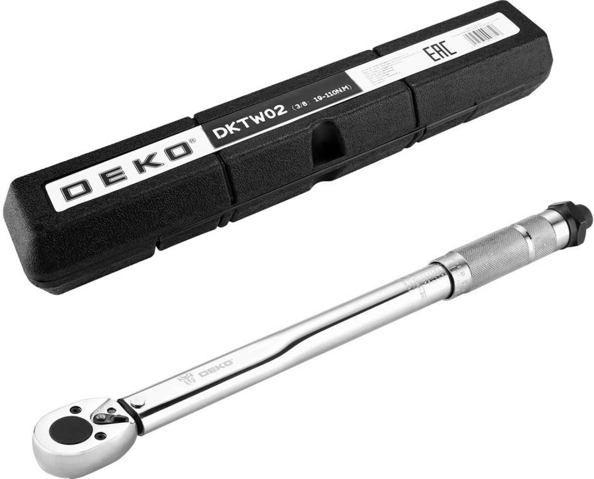 Динамометрический ключ DEKO DKTW02 3/8 065-0342