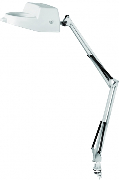 Настольная лампа с увеличительным стеклом Camelion KD-350 белая, 9225