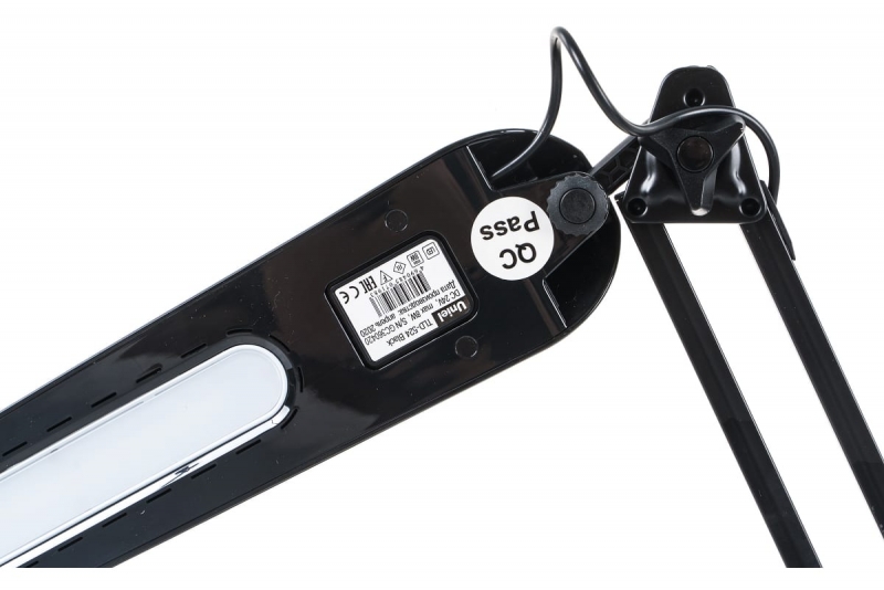 Настольный светильник Uniel на струбцине/LED/500Lm/4500K/Dimmer/TLD-524 Black/8W/ 10608