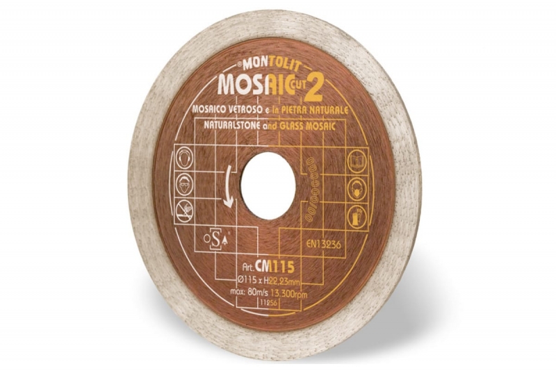 Диск алмазный 125х22.2 мм для мозаики из натурально камня MOSAICCUT-2 MONTOLIT CM125