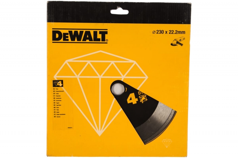 Диск алмазный отрезной (230х22.2 мм) для УШМ DEWALT DT 3738