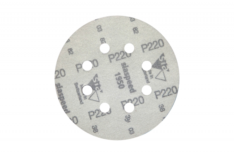 Круг шлифовальный на липучке siaspeed 1950 (50 шт; 125 мм; 8 отверстий; P220) sia Abrasives ss50-125-8-220