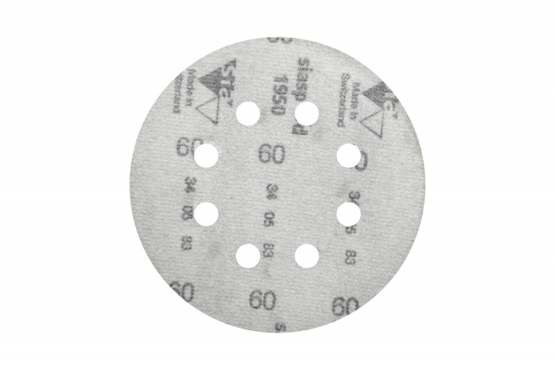 Круг шлифовальный на липучке siaspeed 1950 (50 шт; 125 мм; 8 отверстий; P60) sia Abrasives ss50-125-8-060