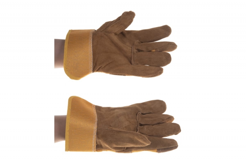 Спилковые комбинированные перчатки Gigant Ангара 12 шт. G-031 (Россия)