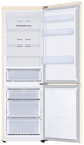 Холодильник Samsung RB34T670FEL/WT бежевый 
