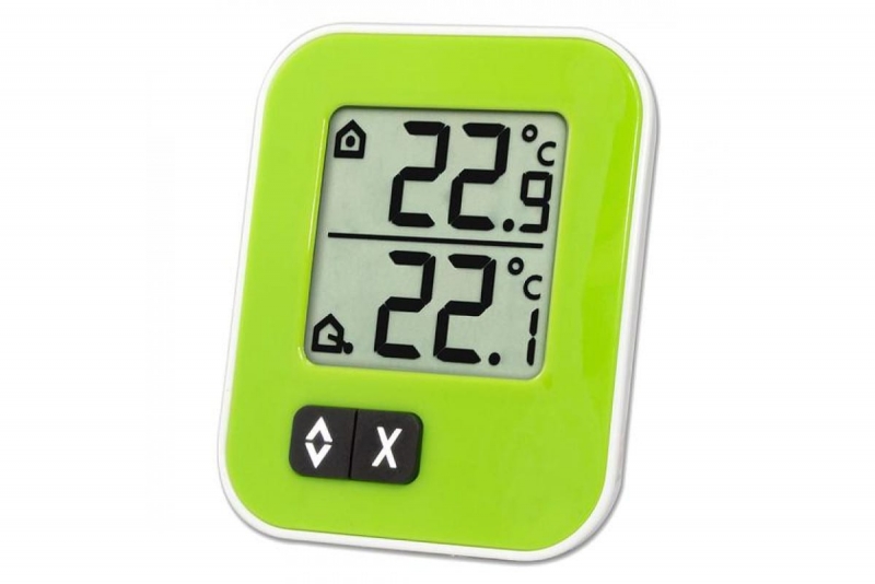 Электронный термометр TFA Moxx, зеленый 30.1043.04
