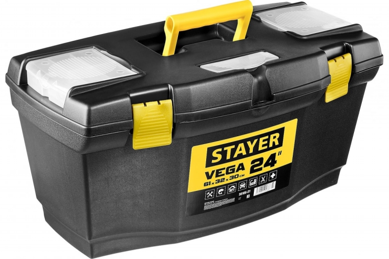 Ящик для инструмента STAYER VEGA-24 пластиковый 38105-21_z03