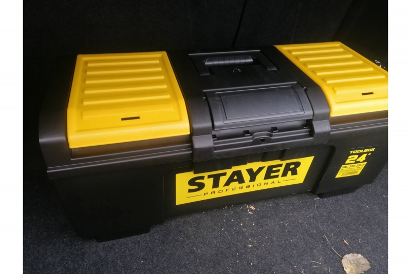 Ящик для инструмента STAYER TOOLBOX-24 пластиковый, Professional 38167-24