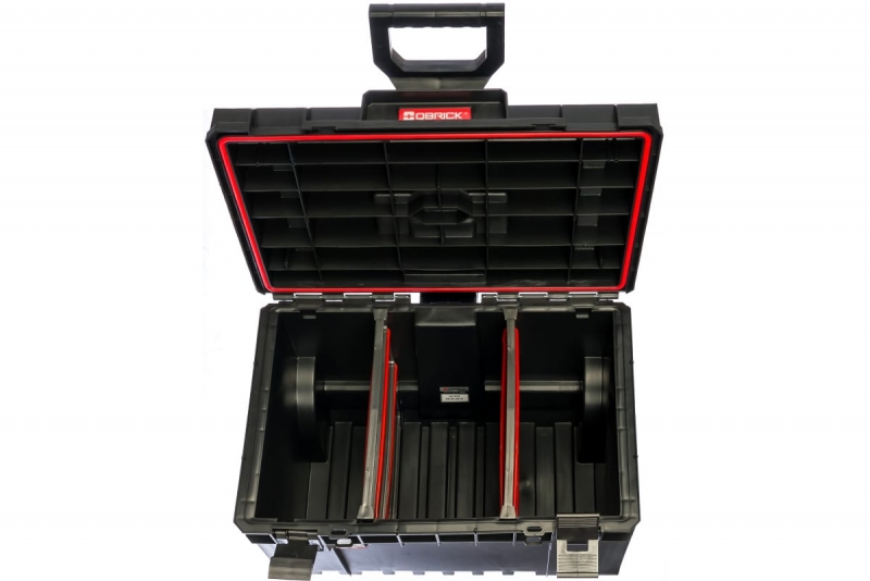 Ящик для инструментов на колесах с телескопической ручкой QBRICK SYSTEM ONE CART 59х44х77см 146158