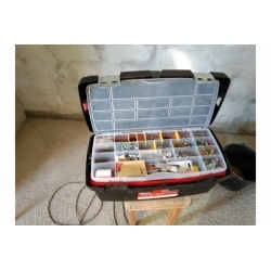 Ящик для инструментов 600x305x295мм +лоток + органайзер + 2 съемных органайзера Tayg 168000