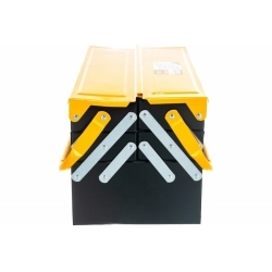 Ящик для инструмента (металлический, с 4-мя раздвижными отделениями, 420х200х200 мм) FIT IT 65679