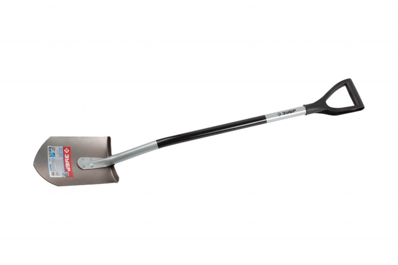 Штыковая лопата Зубр ТИТАН алюминиевый черенок, Профессионал (39418_z01)