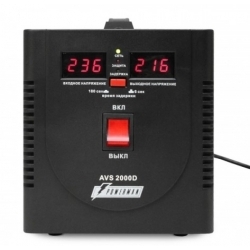 Стабилизатор напряжения Powerman AVS 2000 D Black 6028664