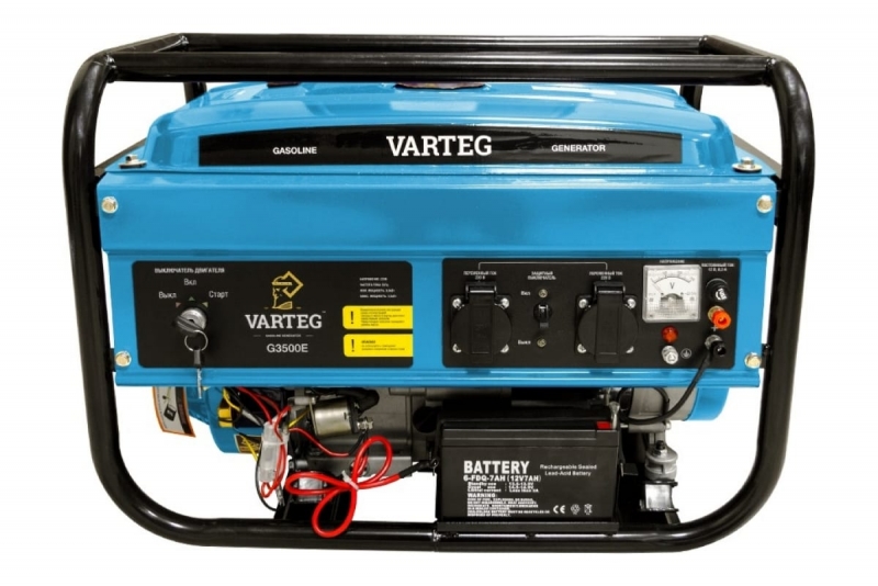 Бензиновый генератор VARTEG G3500E 5820