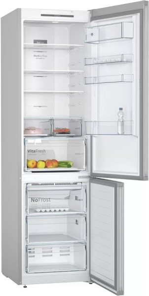 Холодильник Bosch KGN36NL21R, серебристый 