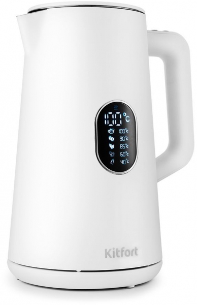 Чайник электрический Kitfort KT-6115-1, белый 