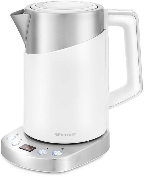 Чайник электрический Kitfort КТ-660-1, белый 