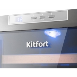 Винный шкаф Kitfort КТ-2409 черный 