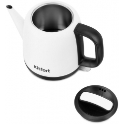 Чайник электрический Kitfort KT-6112, белый/черный 