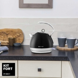 Чайник электрический Kitfort KT-665-1, черный