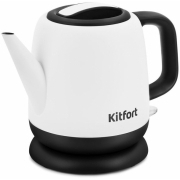 Чайник электрический Kitfort KT-6112, белый/черный 