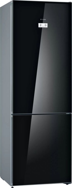 Холодильник Bosch KGN49LB20R, черное стекло