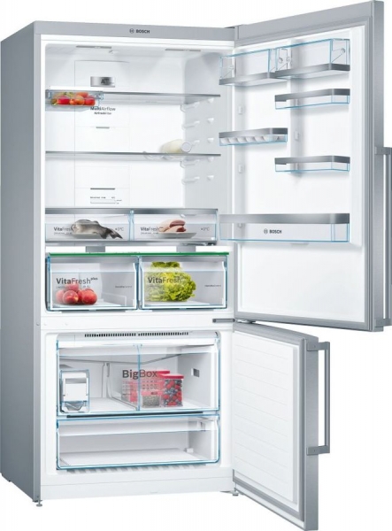 Холодильник Bosch KGN86AI30R, нержавеющая сталь 
