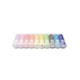 Батарейки алкалиновые Xiaomi ZMI Rainbow типа AA (NQD4001RT) (уп.10 шт.) цветные