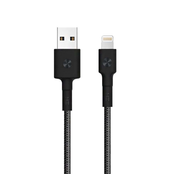 Кабель USB/Lightning Xiaomi ZMI MFi 100 см 3A 18W PD Материал оплетки нейлон/кевлар (AL803) черный