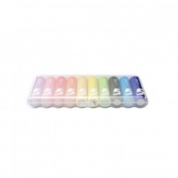 Батарейки алкалиновые ZMI Rainbow типа AA (NQD4001RT) (уп.10 шт.), цветные