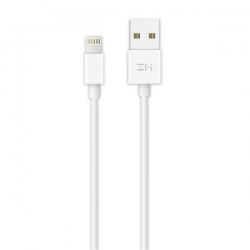 Кабель USB/Lightning Xiaomi ZMI MFi 100 см 3A 18W PD Материал оплетки TPE (ZSH03), белый