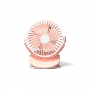 Портативный вентилятор на клипсе (Mi) SOLOVE clip electric fan 2000mAh 3 Speed Type-C (F3 Pink), розовый