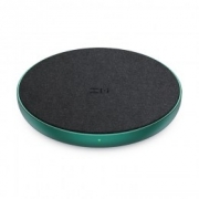 Беспроводное зарядное устройство ZMI Wireless Charger QC 2.0 10W(WTX11 BlackGreen ALCANTARA), черно-зеленый