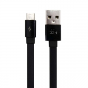 Кабель USB/Micro USB Xiaomi ZMI 30 см 2.1A Материал оплетки TPE (AL610) тех пак., черный
