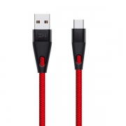 Кабель USB/Type-C ZMI 200 см, 3A, красный (AL786)