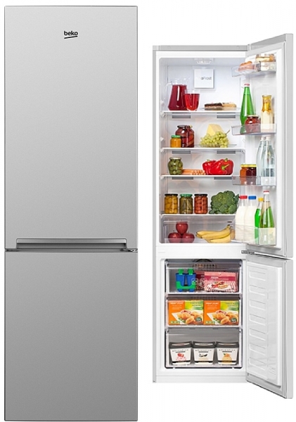 Холодильник Beko RCNK310KC0S, серебристый