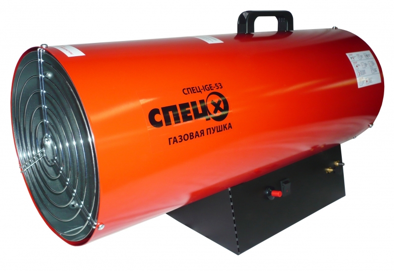Газовая тепловая пушка СПЕЦ-IGE-53 220 В/52 кВт/1000 куб.м/ч/красный 