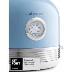 Чайник электрический Kitfort КТ-634-4, голубой