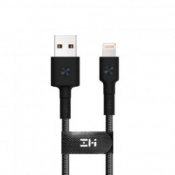 Кабель USB/Lightning ZMI MFi 150 см 3A 18W PD (AL853), черный