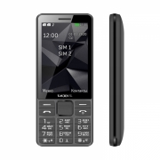 Мобильный телефон TEXET TM-D324, серый (126895)