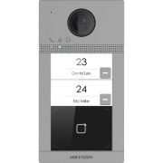 Видеопанель Hikvision DS-KV8213-WME1(B)/Flush, серый 