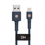 Кабель USB/Lightning ZMI MFi 100 см 3A 18W PD (AL803) синий